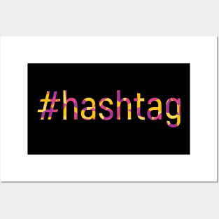 #hashtag Posters and Art